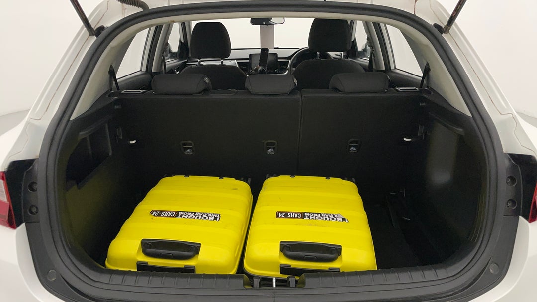 Boot Inside View with Luggage