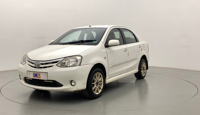2011 Toyota Etios V, Petrol, Manual, 60,990 km, Left Front Diagonal