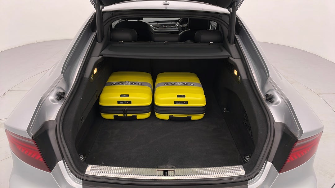 Boot Inside View with Luggage