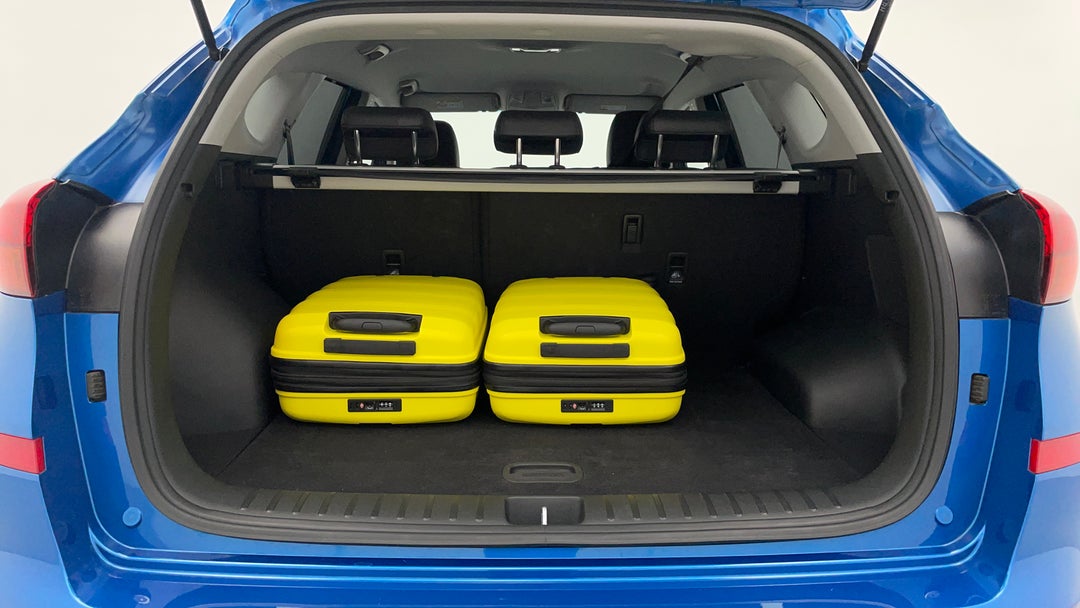 Boot Inside View with Luggage