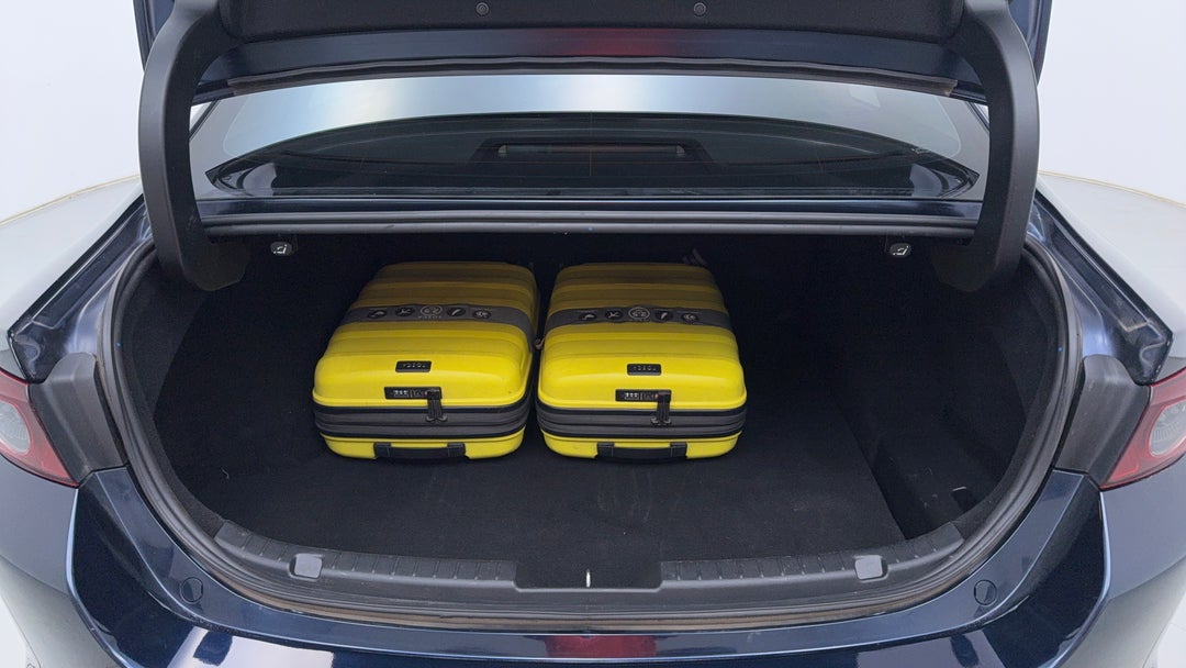 Boot Inside View with Luggage