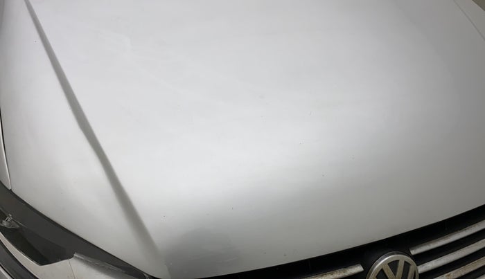 2016 Volkswagen Vento HIGHLINE PETROL AT, Petrol, Automatic, 85,779 km, Bonnet (hood) - Paint has minor damage