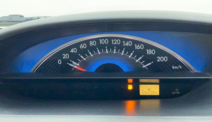 2013 Toyota Etios Liva G, Petrol, Manual, 1,07,156 km, Odometer Image