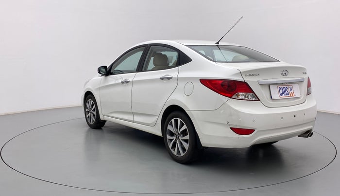 2014 Hyundai Verna FLUIDIC 1.6 VTVT SX OPT, Petrol, Manual, 83,441 km, Left Back Diagonal
