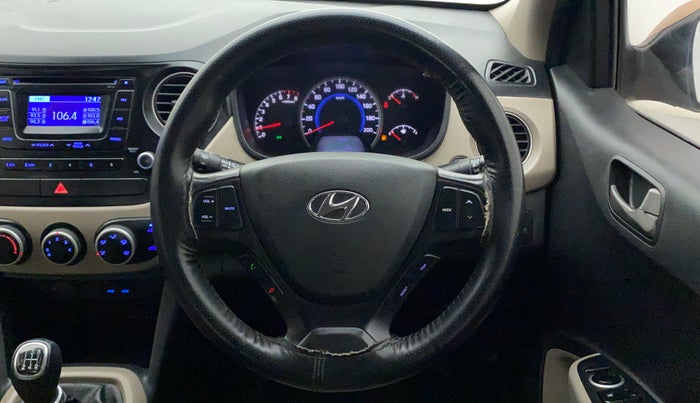 2014 Hyundai Grand i10 ASTA (O) 1.2 KAPPA VTVT, Petrol, Manual, 91,211 km, Steering Wheel Close Up
