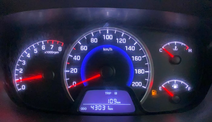2015 Hyundai Grand i10 SPORTZ 1.2 KAPPA VTVT, Petrol, Manual, 43,169 km, Odometer Image