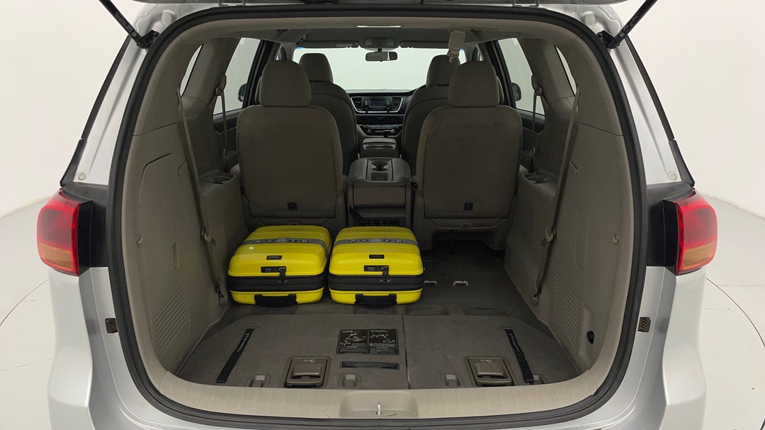 Boot Inside View with Luggage