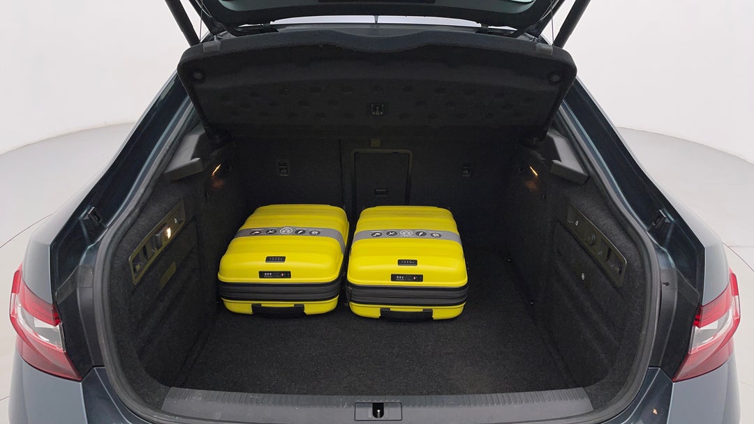 Boot Inside View with Luggage
