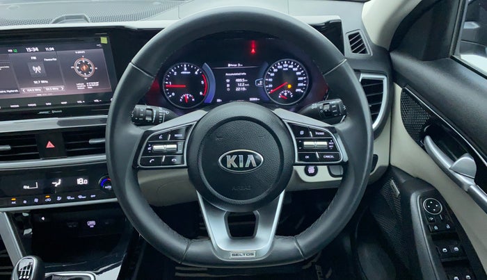 2020 KIA SELTOS HTX+ MT 1.5 DIESEL, Diesel, Manual, 37,301 km, Steering Wheel Close Up