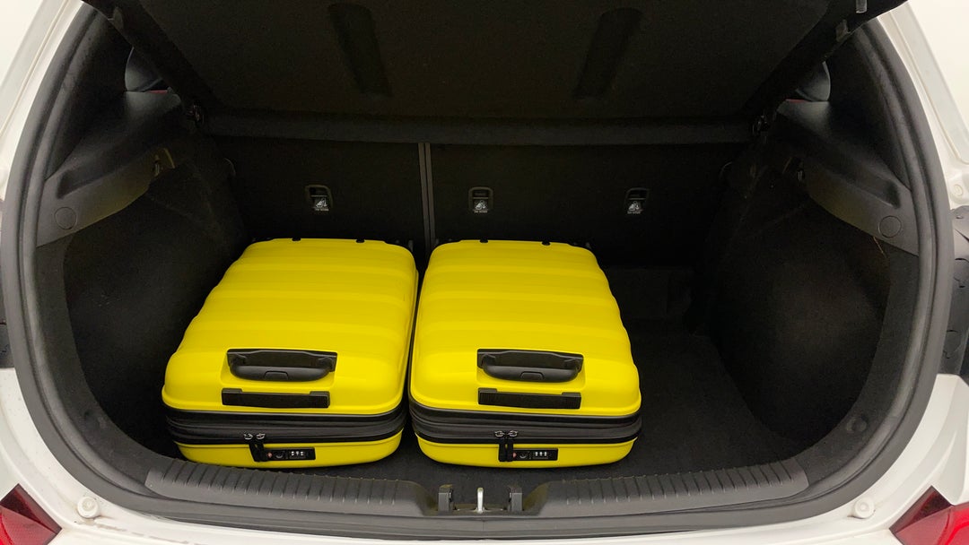 Boot Inside View with Luggage