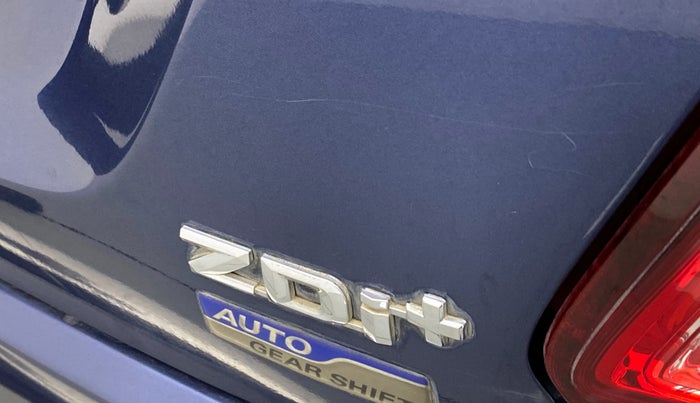 2017 Maruti Dzire ZDI Plus AMT, Diesel, Automatic, 81,189 km, Dicky (Boot door) - Minor scratches