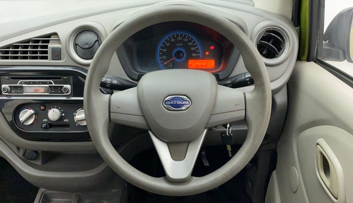 2016 Datsun Redi Go T (O), Petrol, Manual, 50,724 km, Steering Wheel Close Up