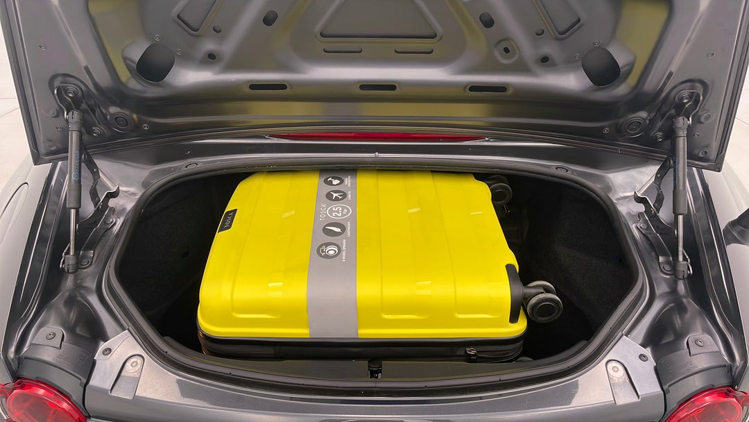 Boot Inside View with Luggage