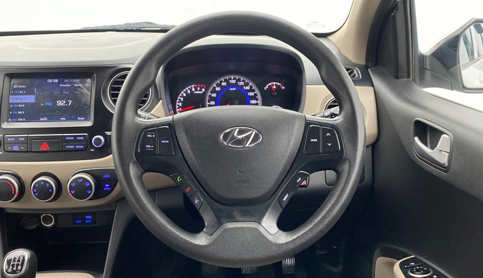2019 Hyundai Grand i10 SPORTZ 1.2 KAPPA VTVT, Petrol, Manual, 77,397 km, Steering Wheel Close Up