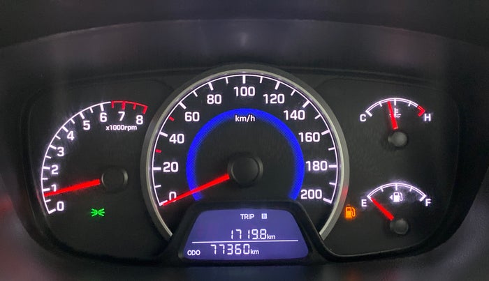 2019 Hyundai Grand i10 SPORTZ 1.2 KAPPA VTVT, Petrol, Manual, 77,397 km, Odometer Image