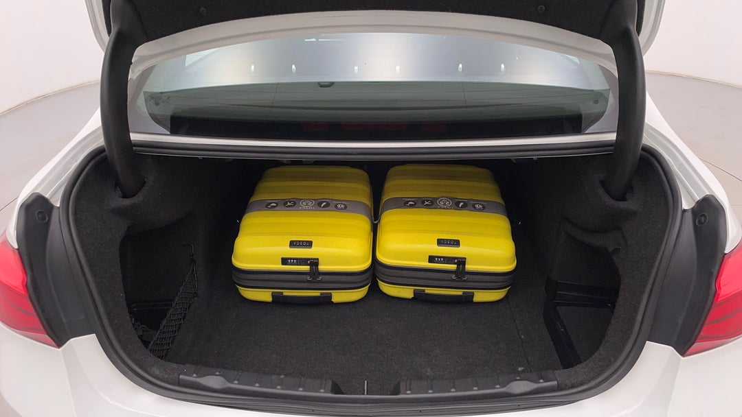 Boot Inside View with Luggage