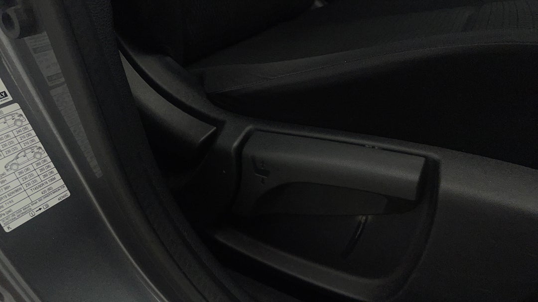 Drivers Side Adjustment Panel