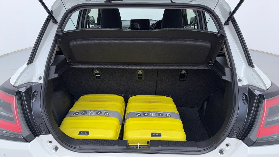 Boot Inside View with Luggage