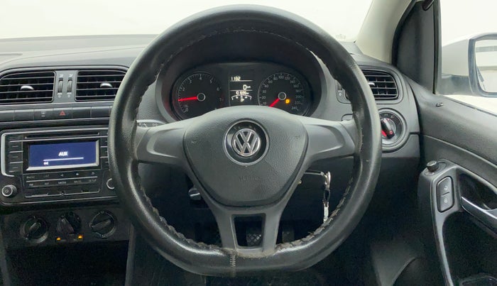 2018 Volkswagen Polo COMFORTLINE 1.0L MPI, Petrol, Manual, 1,01,696 km, Steering Wheel Close Up