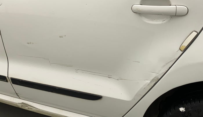 2018 Volkswagen Polo COMFORTLINE 1.0L MPI, Petrol, Manual, 1,01,696 km, Rear left door - Minor scratches