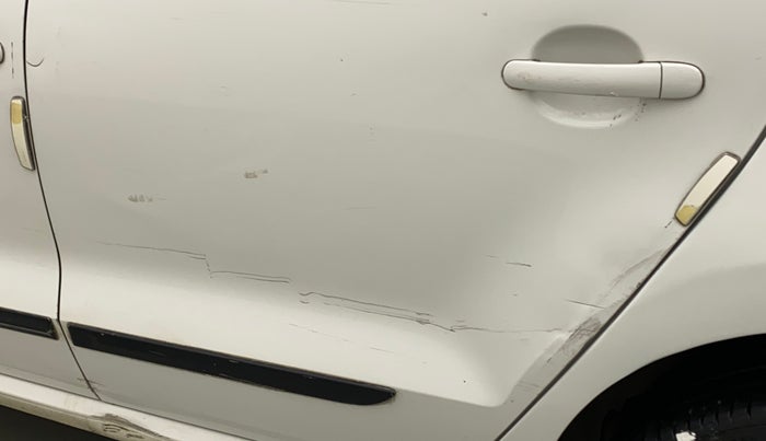 2018 Volkswagen Polo COMFORTLINE 1.0L MPI, Petrol, Manual, 1,01,696 km, Rear left door - Slightly dented