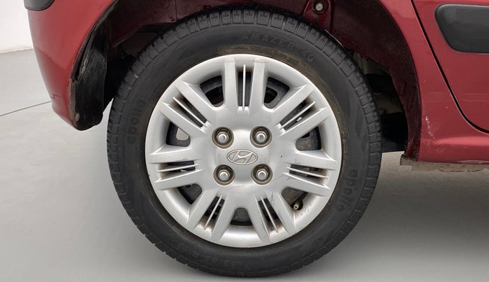 2010 Hyundai Santro Xing GLS, Petrol, Manual, 71,315 km, Right Rear Wheel
