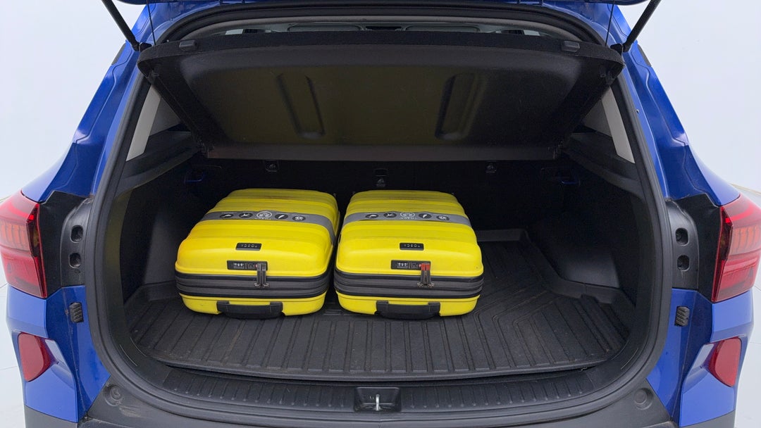 Boot Inside View with Luggage