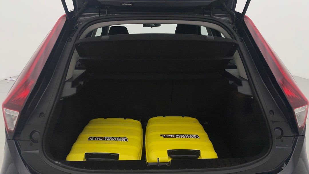 Boot Inside View with Luggage