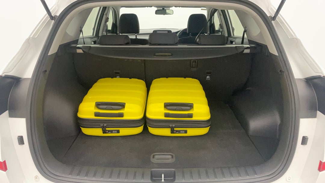 Boot Inside View with Luggage