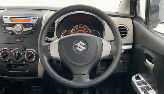 2015 Maruti Wagon R 1.0 VXI, Petrol, Manual, 77,640 km, Steering Wheel Close Up