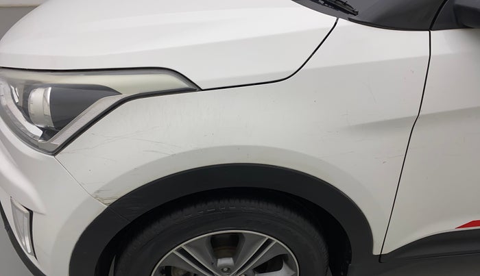 2016 Hyundai Creta SX PLUS  ANNIVERSARY EDITION 1.6 PETROL, Petrol, Manual, 55,856 km, Left fender - Minor scratches
