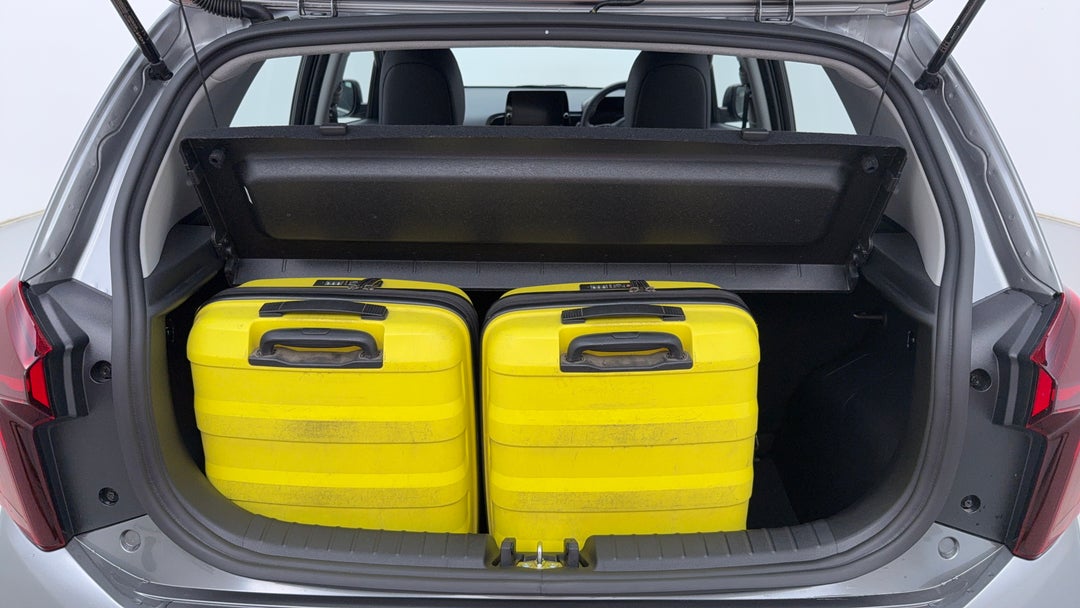 Boot Inside View with Luggage