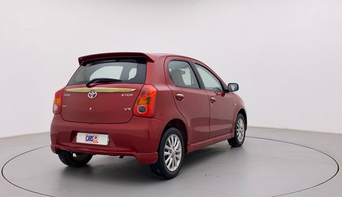 2011 Toyota Etios Liva VX, Petrol, Manual, 1,21,217 km, Right Back Diagonal