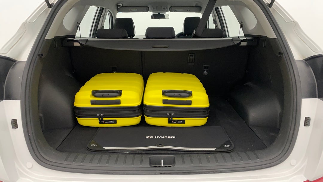 Boot Inside View with Luggage