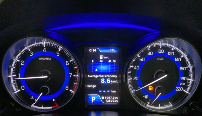 2021 Toyota Glanza V CVT, Petrol, Automatic, 12,500 km, Odometer Image