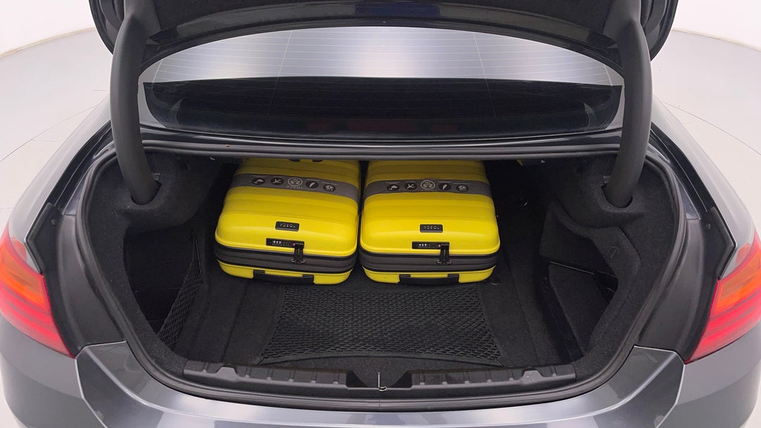 Boot Inside View with Luggage