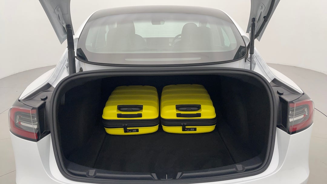 Boot Inside View with Luggage