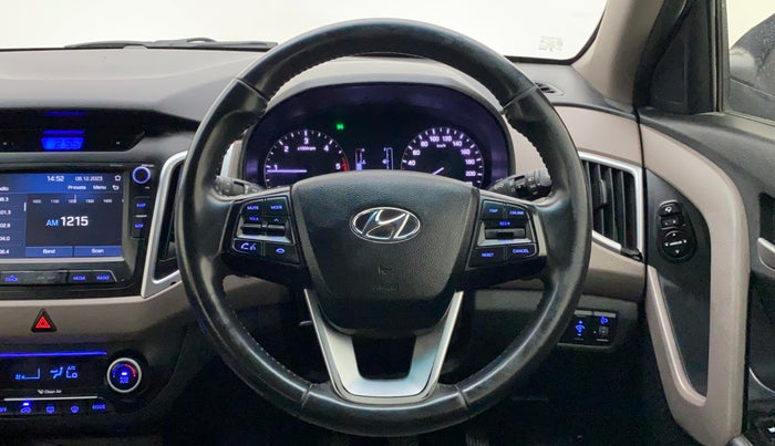 2018 Hyundai Creta SX 1.6 DIESEL, Diesel, Manual, 1,28,412 km, Steering Wheel Close Up