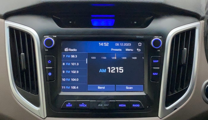 2018 Hyundai Creta SX 1.6 DIESEL, Diesel, Manual, 1,28,412 km, Infotainment System