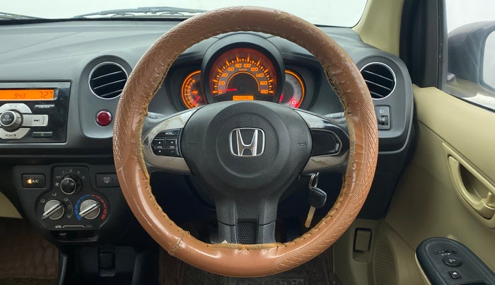 2014 Honda Brio S MT, Petrol, Manual, 75,029 km, Steering Wheel Close Up