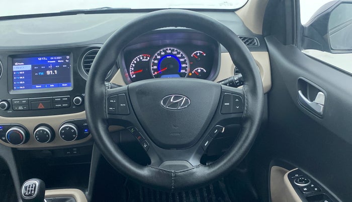2019 Hyundai Grand i10 SPORTZ 1.2 KAPPA VTVT, Petrol, Manual, 3,745 km, Steering Wheel