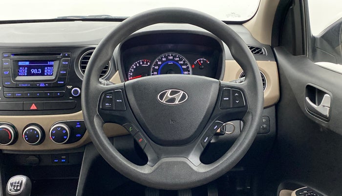 2015 Hyundai Grand i10 SPORTZ 1.2 KAPPA VTVT, Petrol, Manual, 20,070 km, Steering Wheel Close Up