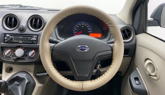 2016 Datsun Go Plus T, Petrol, Manual, 40,350 km, Steering Wheel Close Up