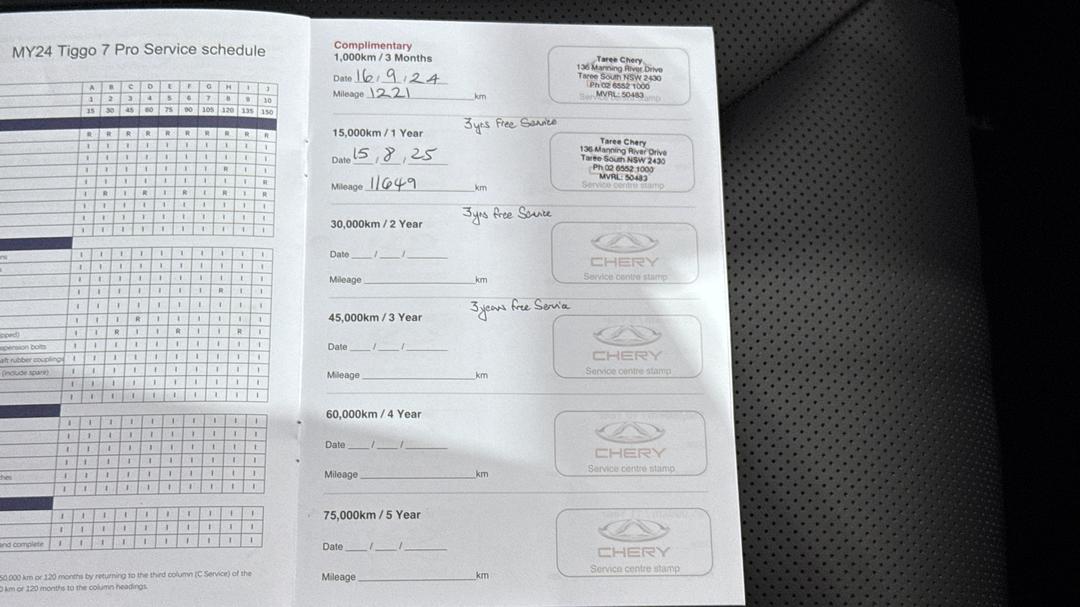 2023 Chery Tiggo 7 Pro Ultimate AWD, Automatic, 25500 km, Service History