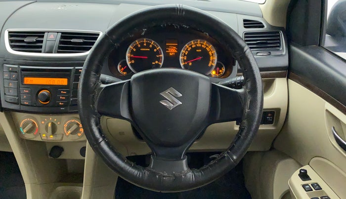 2013 Maruti Swift Dzire VXI, Petrol, Manual, 47,352 km, Steering Wheel Close Up