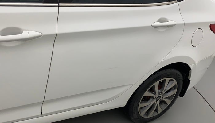 2016 Hyundai Verna 1.6 CRDI SX, Diesel, Manual, 1,15,155 km, Rear left door - Minor scratches