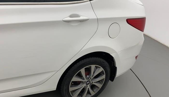 2016 Hyundai Verna 1.6 CRDI SX, Diesel, Manual, 1,15,155 km, Left quarter panel - Paint has minor damage