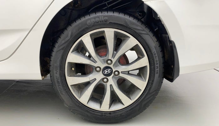 2016 Hyundai Verna 1.6 CRDI SX, Diesel, Manual, 1,15,155 km, Left Rear Wheel