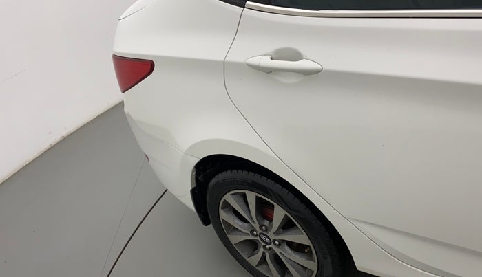 2016 Hyundai Verna 1.6 CRDI SX, Diesel, Manual, 1,15,155 km, Right quarter panel - Minor scratches