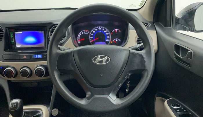2013 Hyundai Grand i10 MAGNA 1.2 KAPPA VTVT, Petrol, Manual, 37,646 km, Steering Wheel Close Up